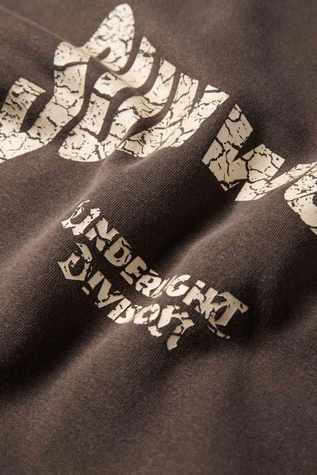 Herren - Oversized-Sweatshirt - braun