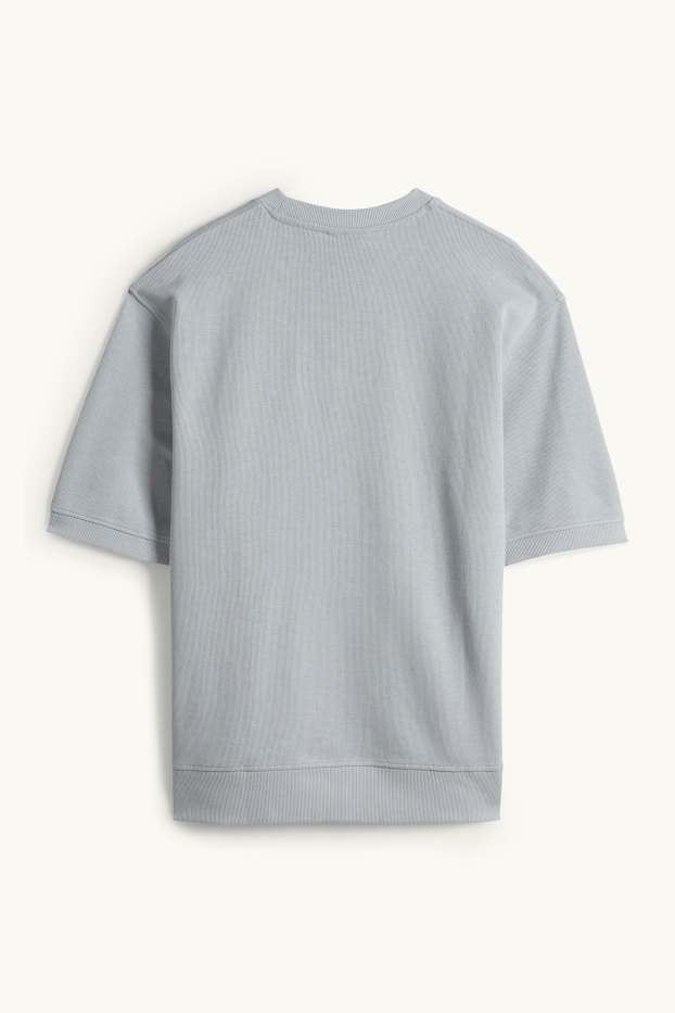 Bărbați - Tricou - relaxed fit - portocaliu / albastru deschis