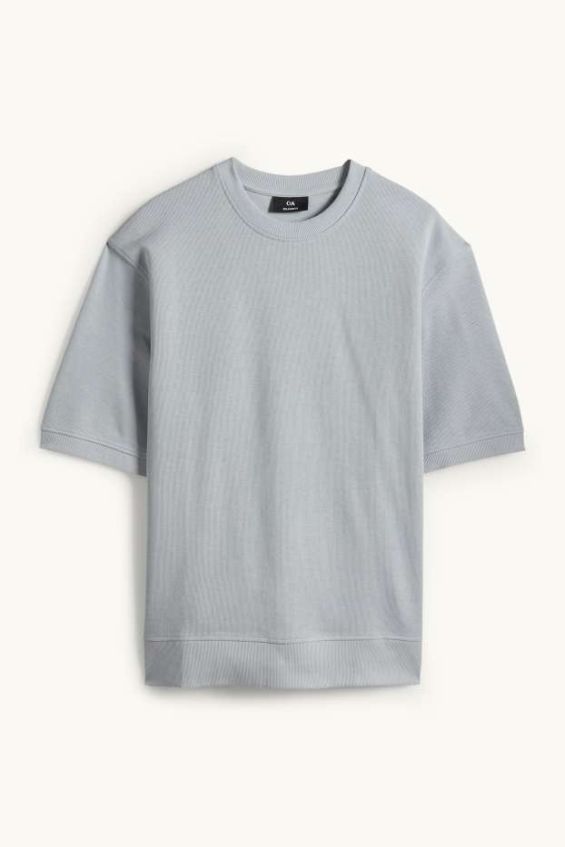 Bărbați - Tricou - relaxed fit - portocaliu / albastru deschis