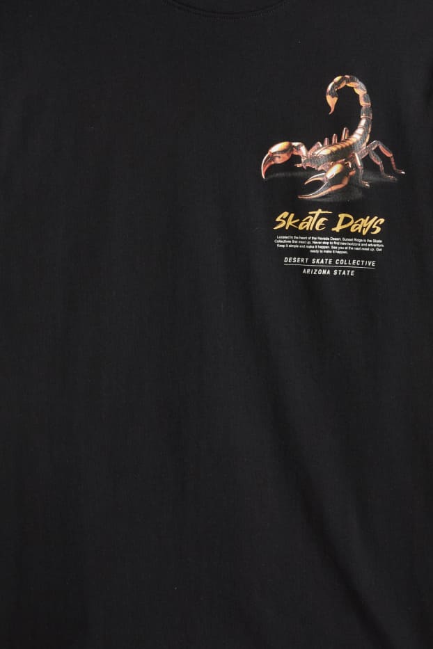 Děti - chlapci - Multipack 3 ks - motorka, štír a skater - tričko s krátkým rukávem - taupe