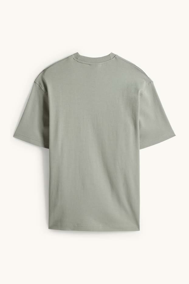 Herren - T-Shirt - Relaxed Fit - grün