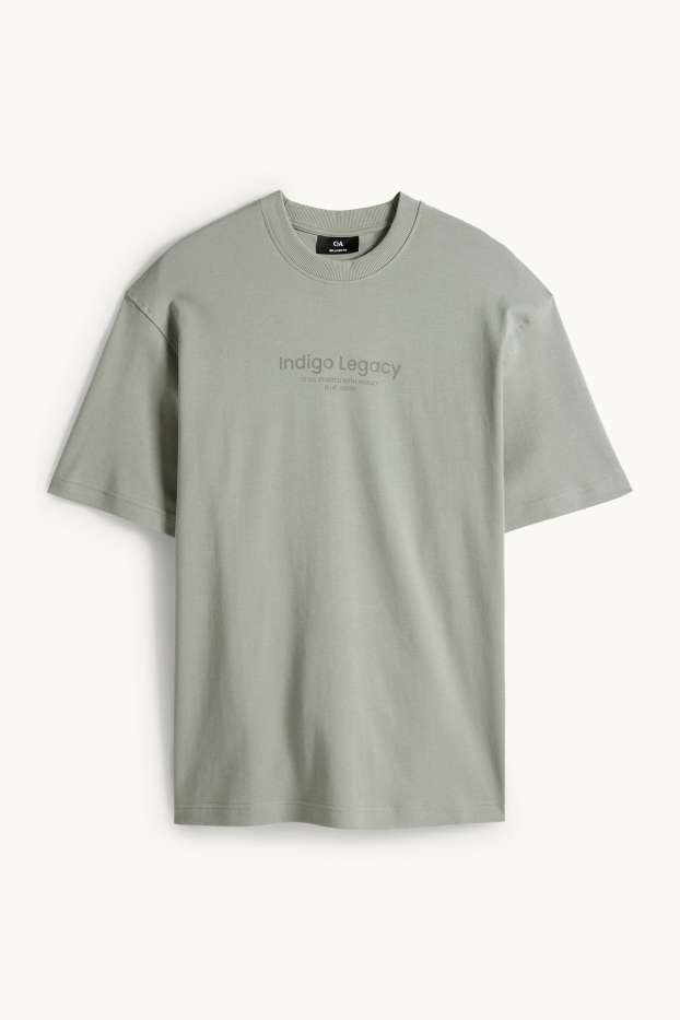 Herren - T-Shirt - Relaxed Fit - grün