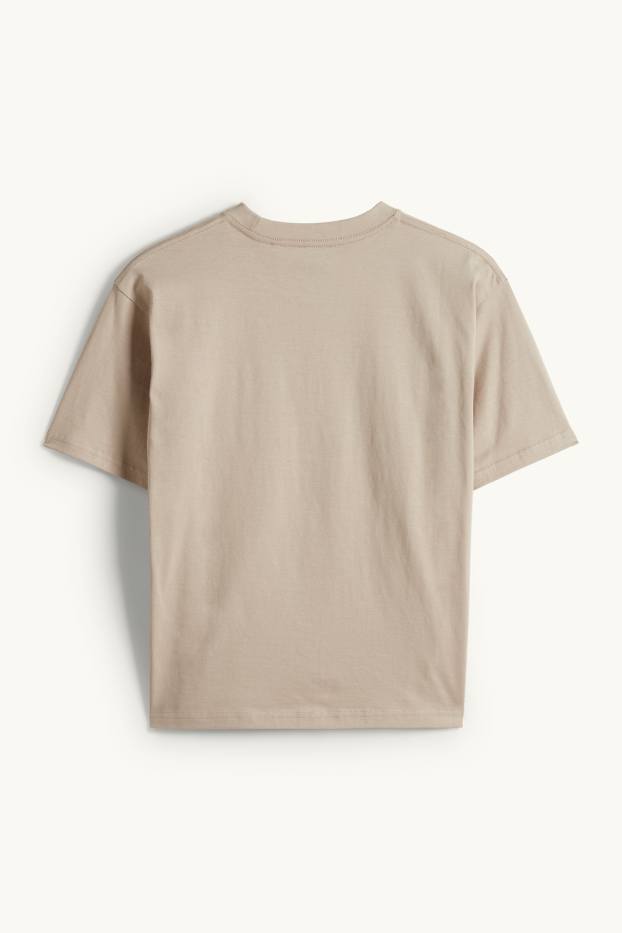 Children Boys - Looney Tunes - short sleeve T-shirt - beige