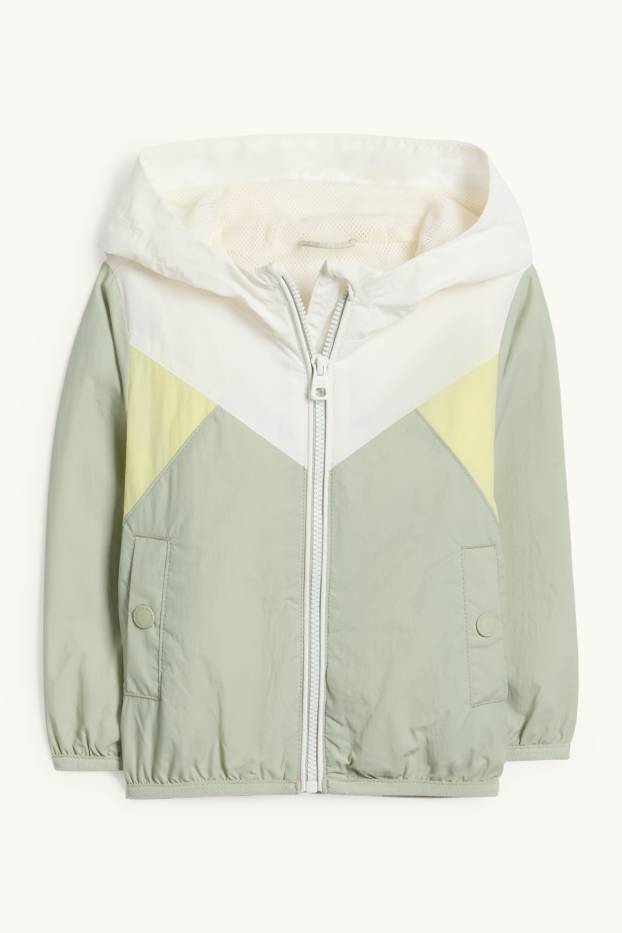 Baby Boys - Baby jacket - water-repellent - white / green
