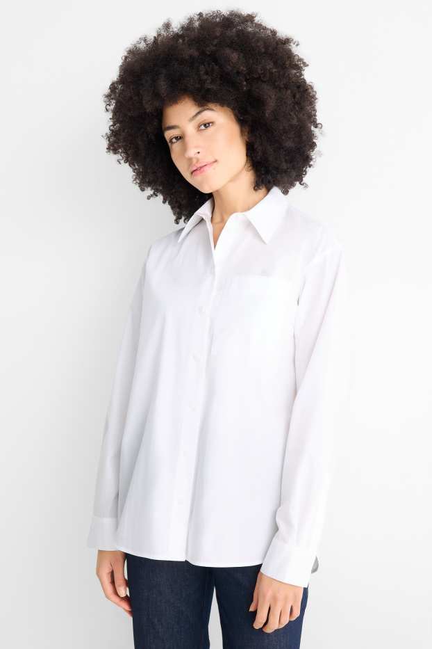 Femei - Bluză - alb