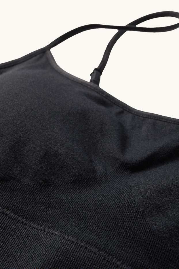 Damen - Bustier - seamless - schwarz