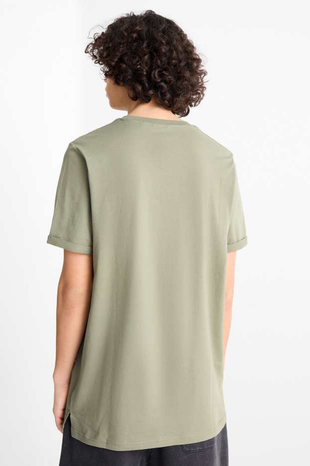 Men - T-shirt - regular fit - green