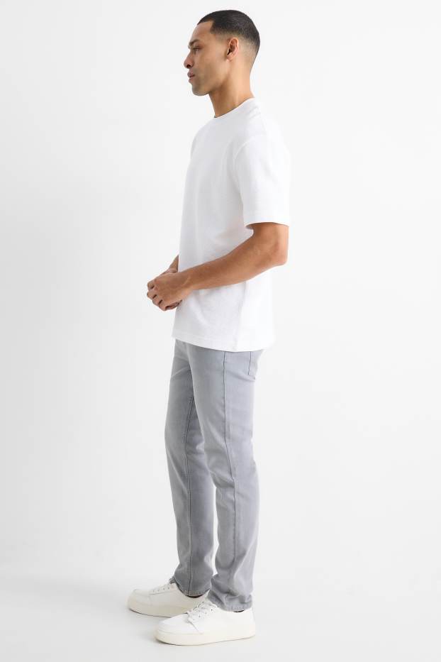 Bărbați - Slim jeans - LYCRA® - denim-gri deschis