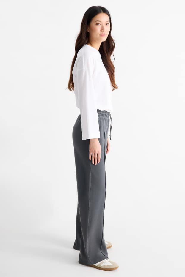 Donna - Pantaloni sportivi - grigio scuro