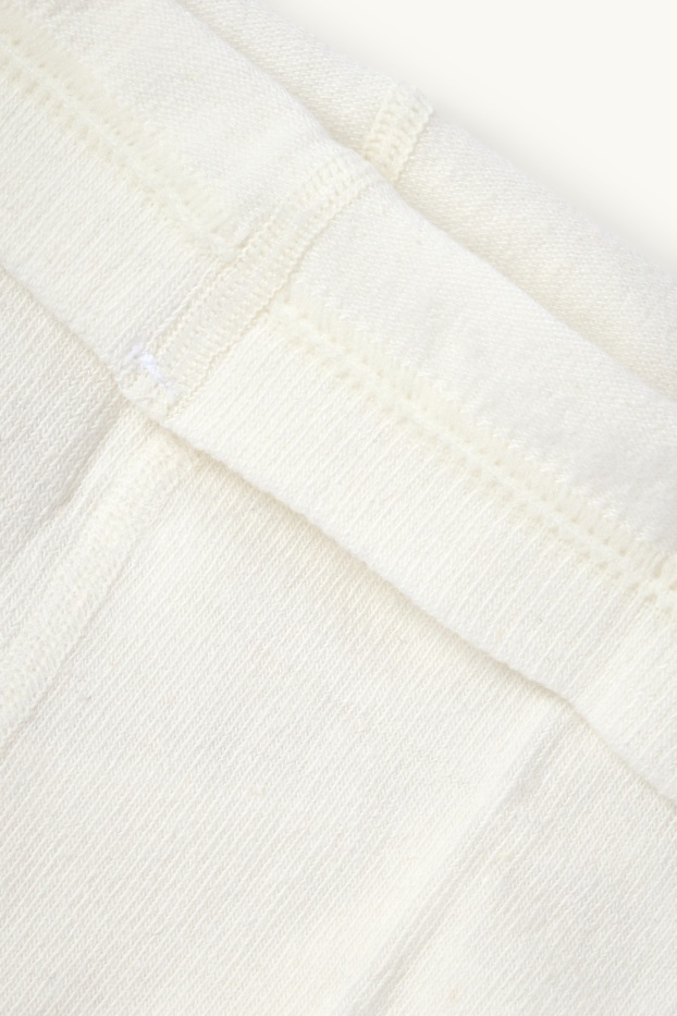 Nadó nena - Paquet de 3 - leotards per a nadó - acanalats - blanc