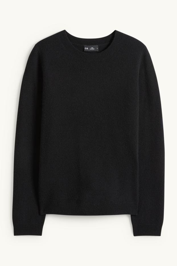 Femmes - Pull en cachemire - noir