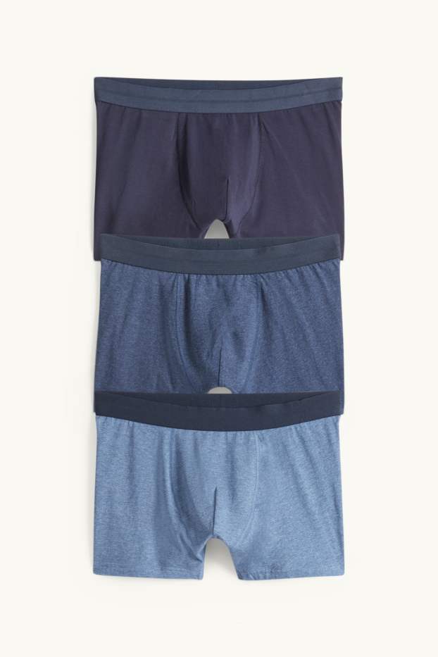 Herren - Multipack 3er - Trunks - blau