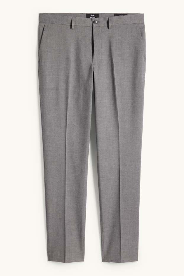 Home - Pantalons - regular fit - elàstics - gris