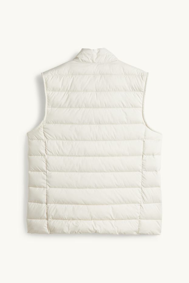 Damen - Steppweste - cremeweiß