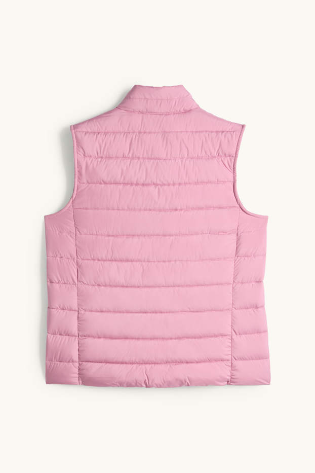 Damen - Steppweste - pink