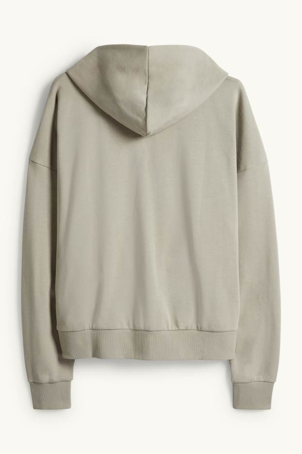 Men - Zip-through hoodie - light green