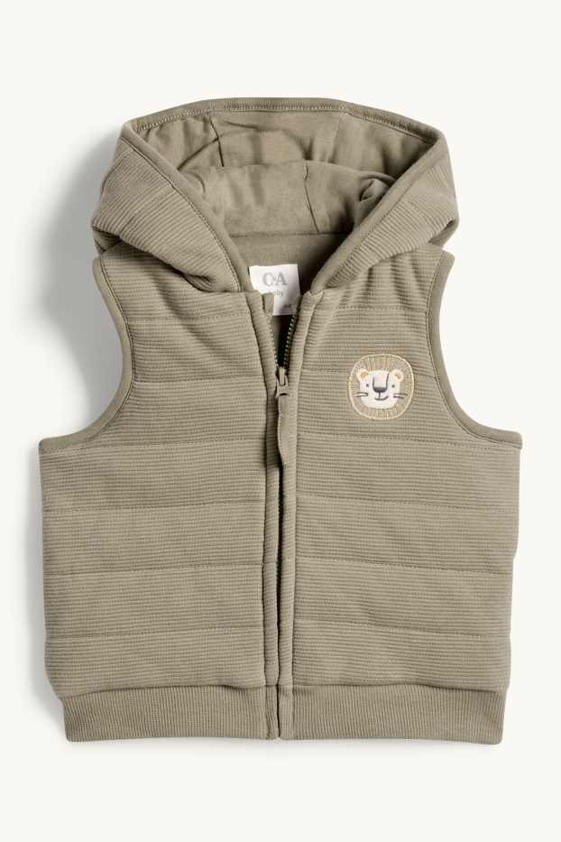 Miminka - chlapci - Lev - outfit pro miminka - 3dílný - khaki