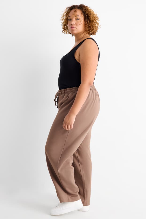 Damen - Jogginghose - braun