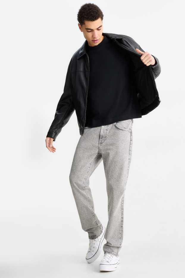 Hommes - Straight jean - jean gris clair