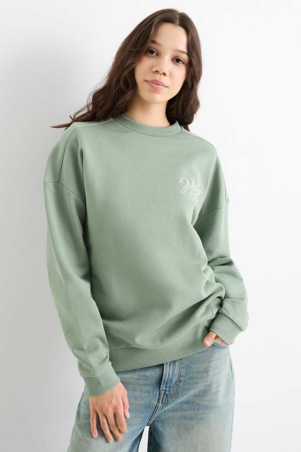 Damen - Sweatshirt - hellgrün