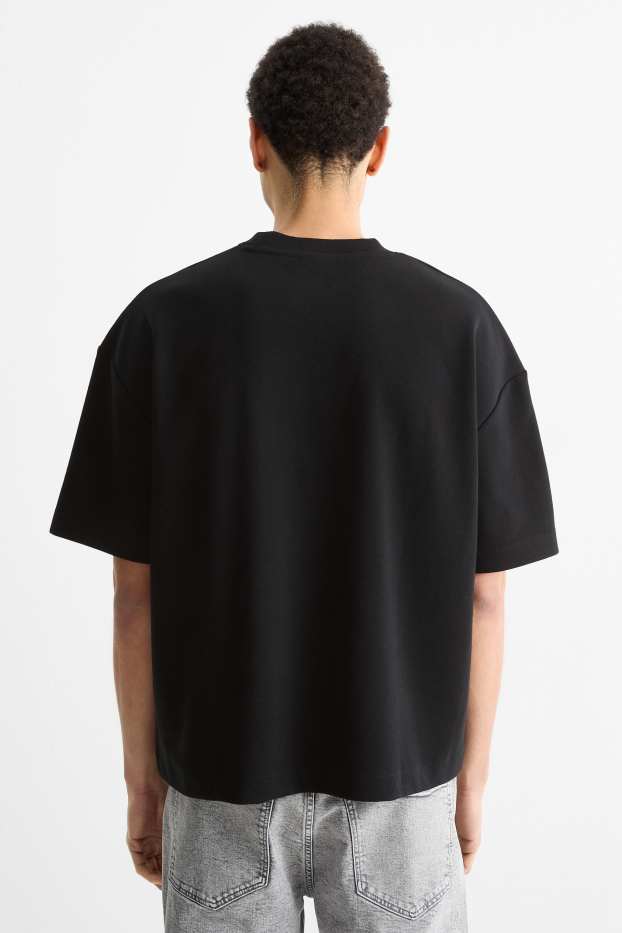 Herren - T-Shirt - Oversized - schwarz