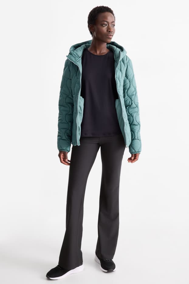 Femmes - Pantalon de sport - 4 Way Stretch - protection UV - noir