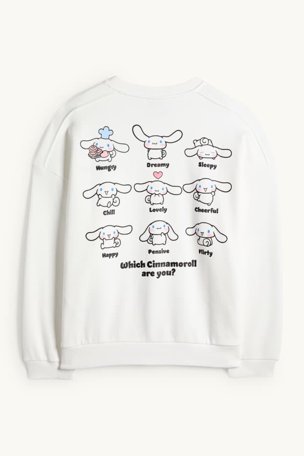 Donna - Felpa - Cinnamoroll - bianco