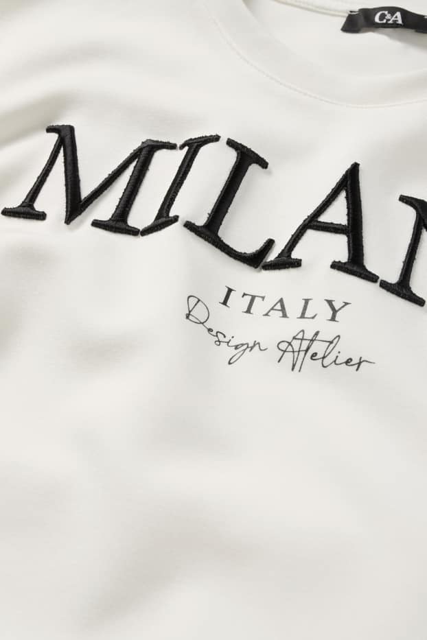 Damen - Sweatshirt - weiss