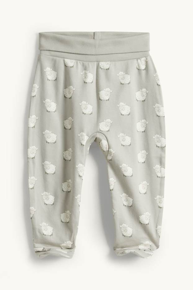 Neonati - Pecorella - completo per neonati - 2 pezzi - bianco