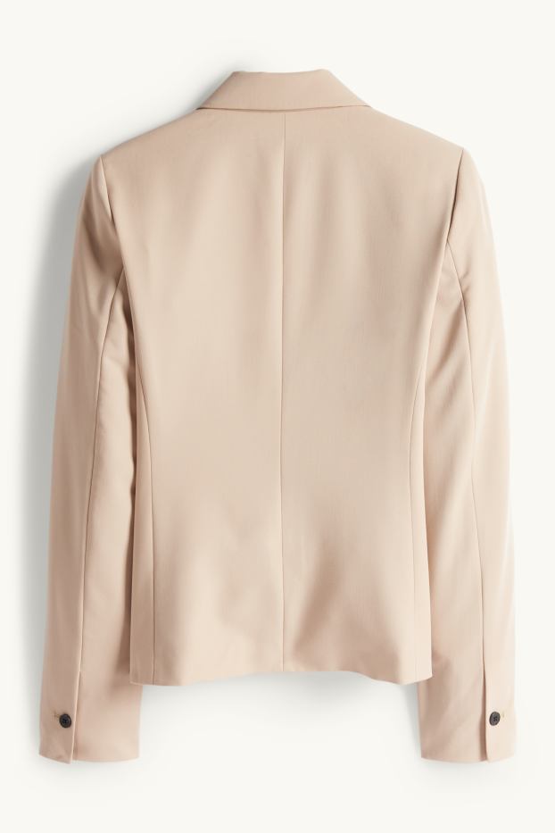 Femei - Blazer office - cambrat - bej