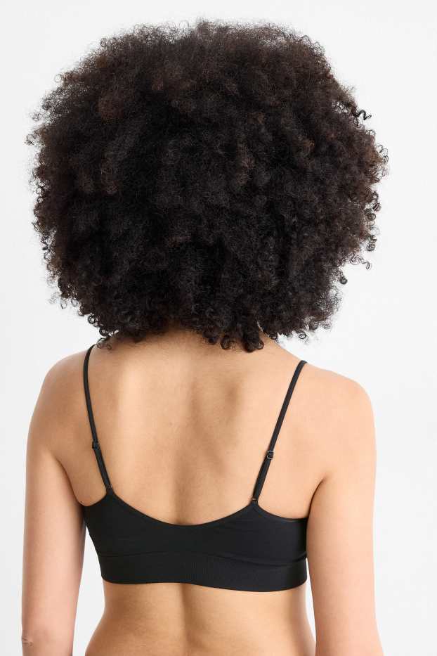 Damen - Bustier - seamless - schwarz