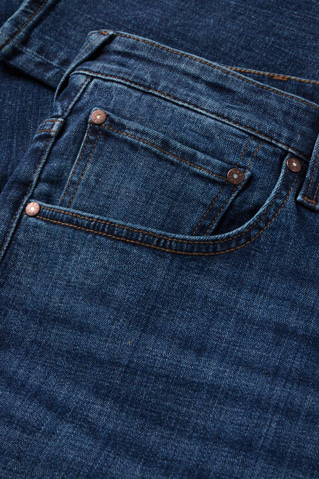 Men - Straight jeans - LYCRA® - denim-dark blue