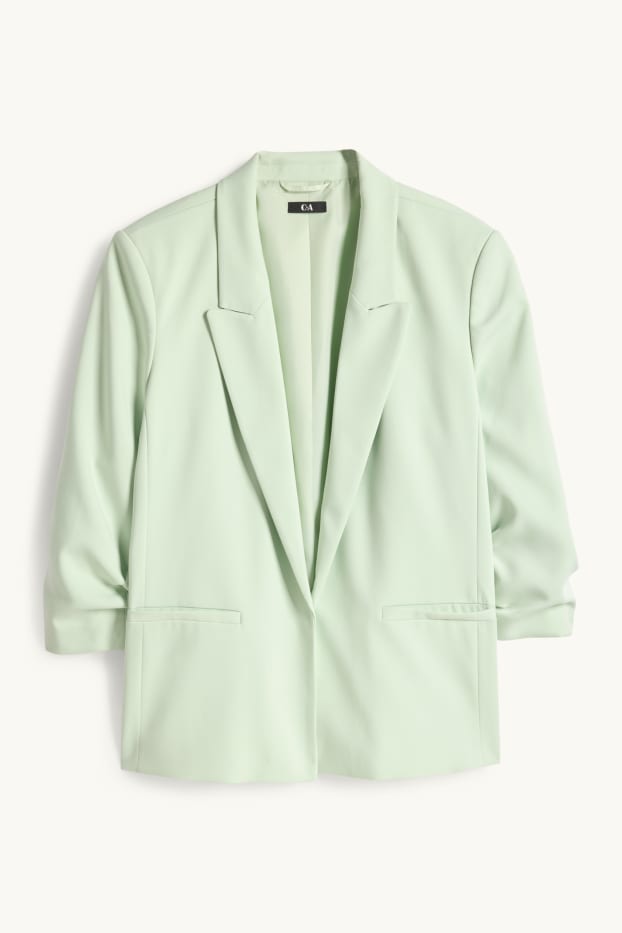 Women - Blazer - regular fit - mint green