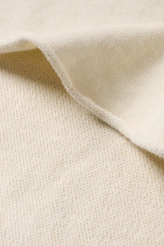 Donna - T-shirt corta - relaxed fit - bianco crema