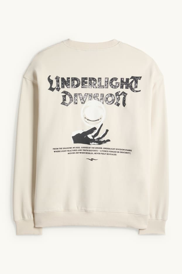 Men - Sweatshirt - relaxed fit - cremewhite