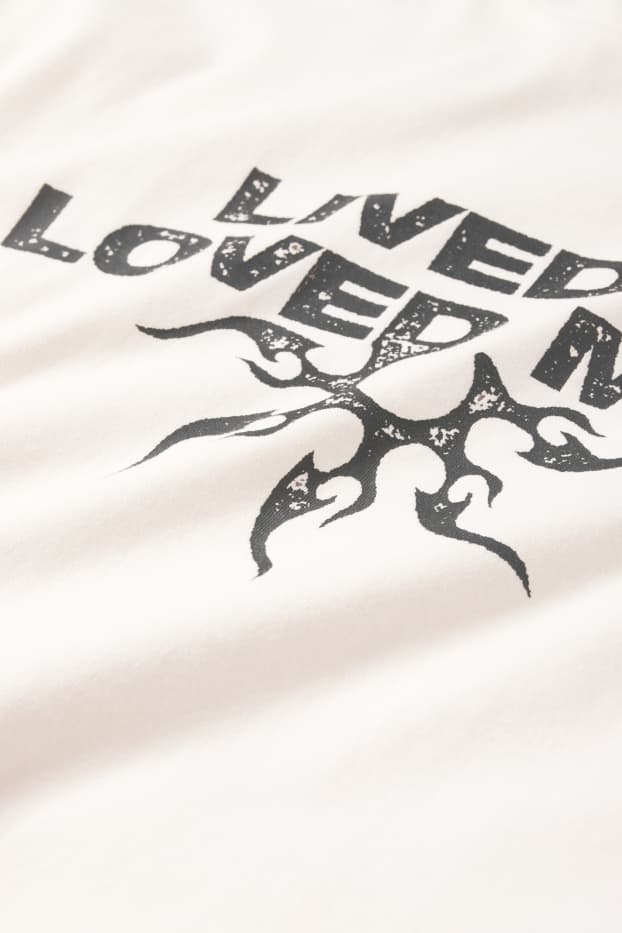 Home - Samarreta de màniga curta - relaxed fit - blanc trencat