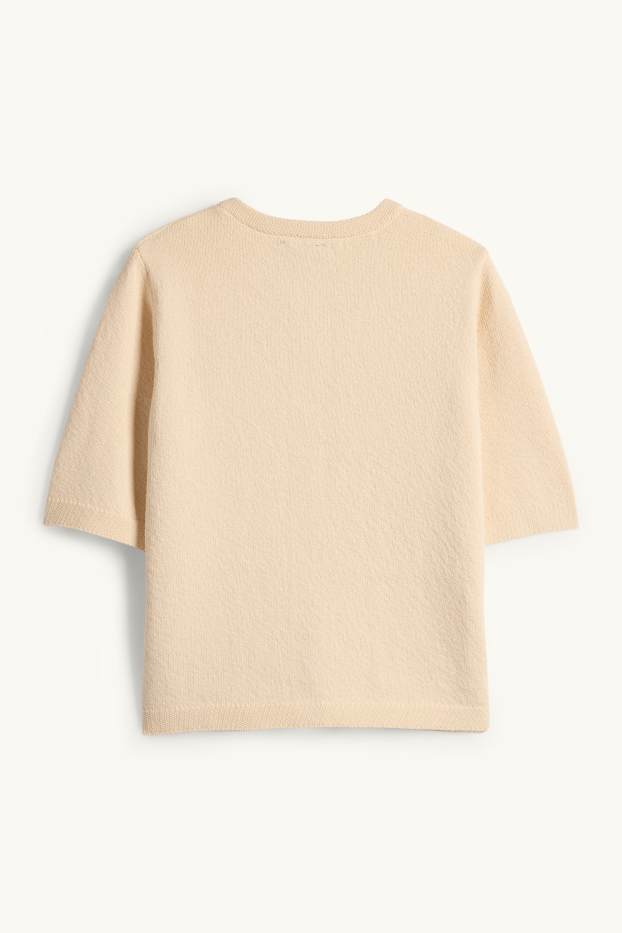 Women - Cardigan - light beige