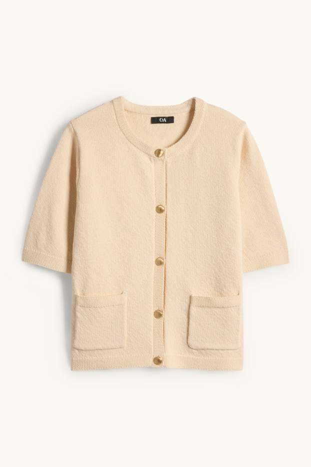 Women - Cardigan - light beige