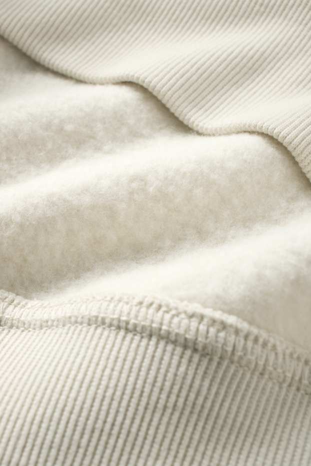 Men - Oversized hoodie - light beige