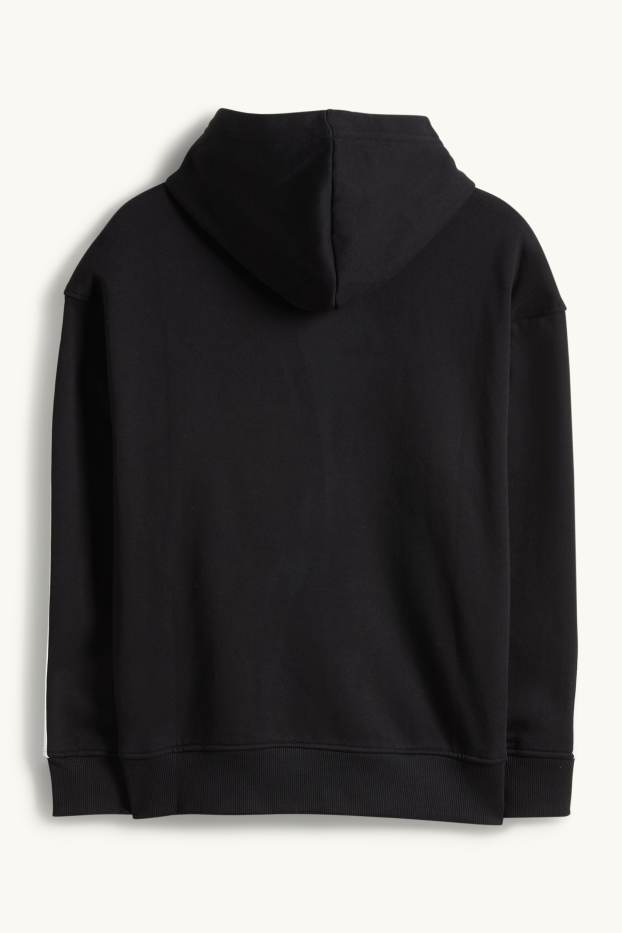 Bambini - Minecraft - felpa con cappuccio - nero