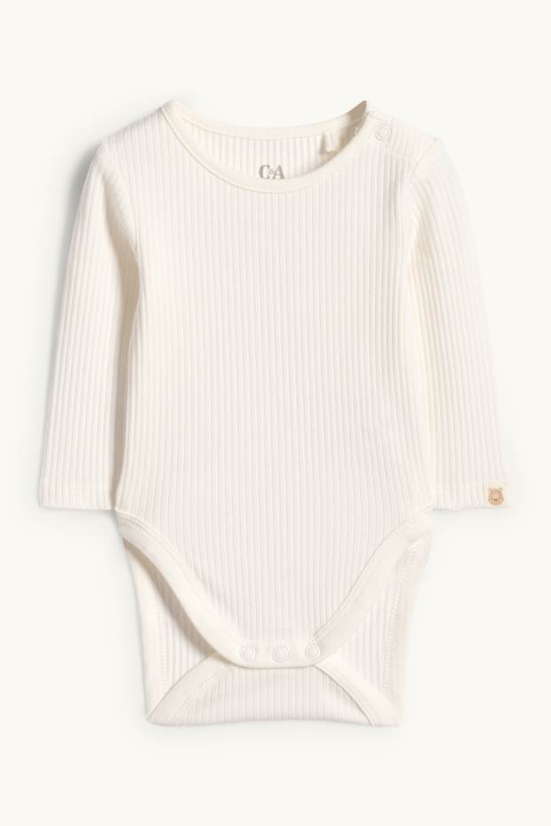 Baby Boys - Wild animals - baby outfit - 2 piece - white / beige