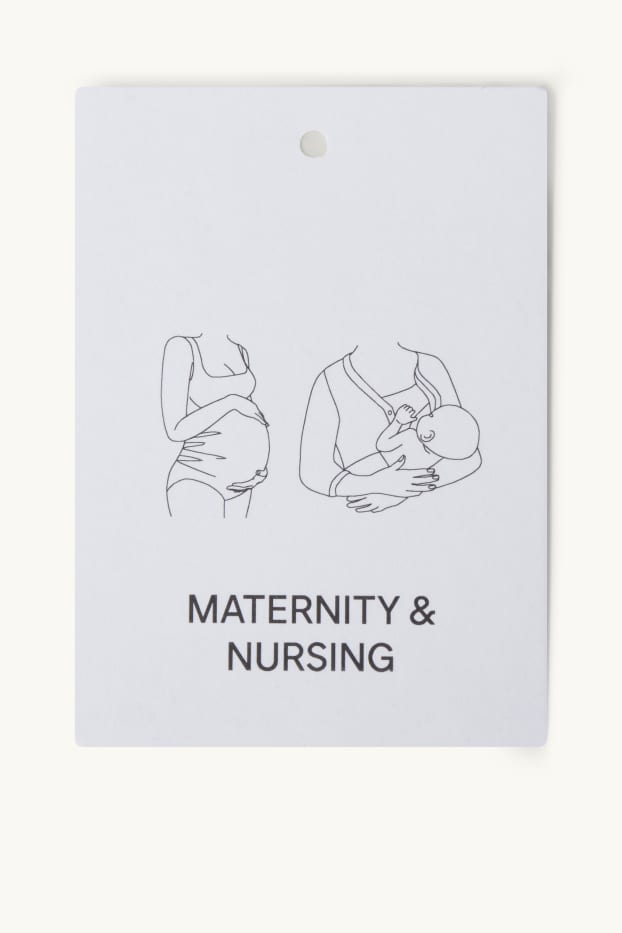 Women - Nursing nightdress - dark blue