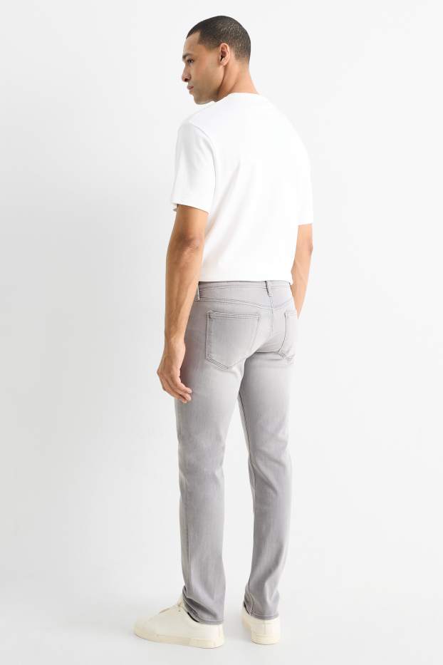 Heren - Slim jeans - jeanslichtgrijs