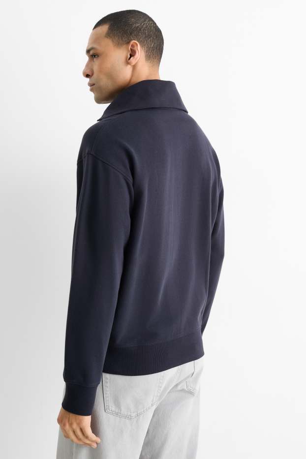 Pánské - Mikina - tmavomodrá