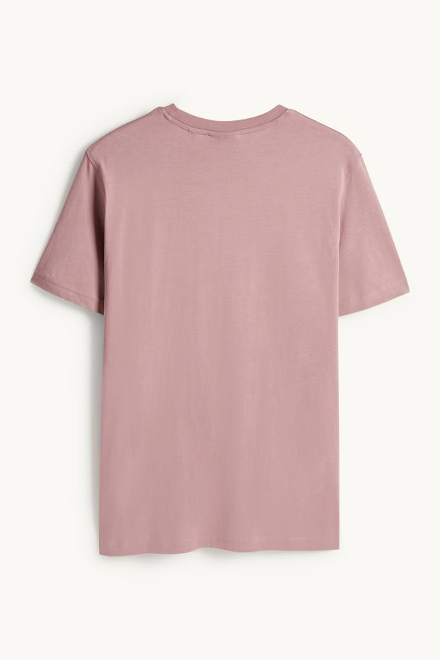 Hommes - T-shirt - regular fit - violet clair