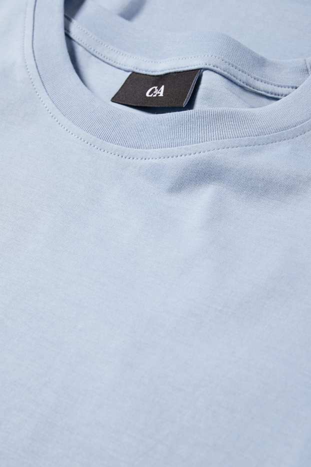 Herren - T-Shirt - Regular Fit - hellblau