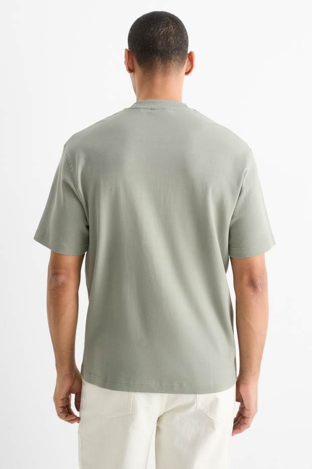 Herren - T-Shirt - Relaxed Fit - grün