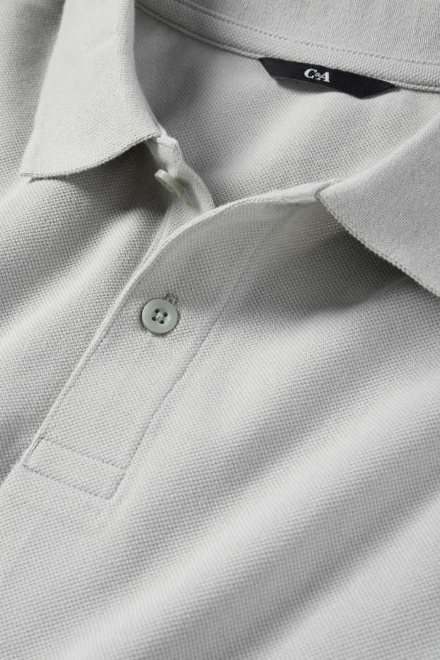 Home - Polo - regular fit - gris clar