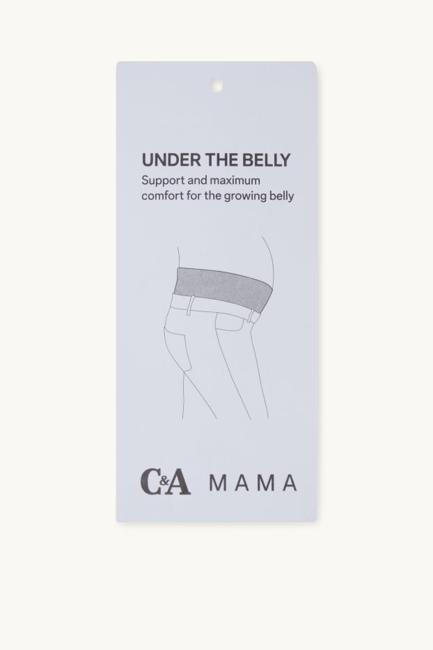 Femmes - Shorts en molleton de grossesse - beige