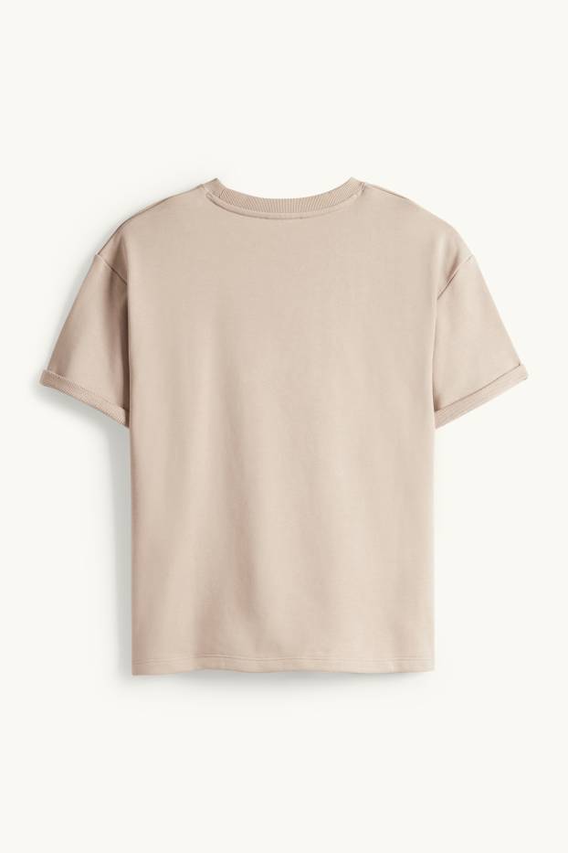 Women - Nursing T-shirt - beige